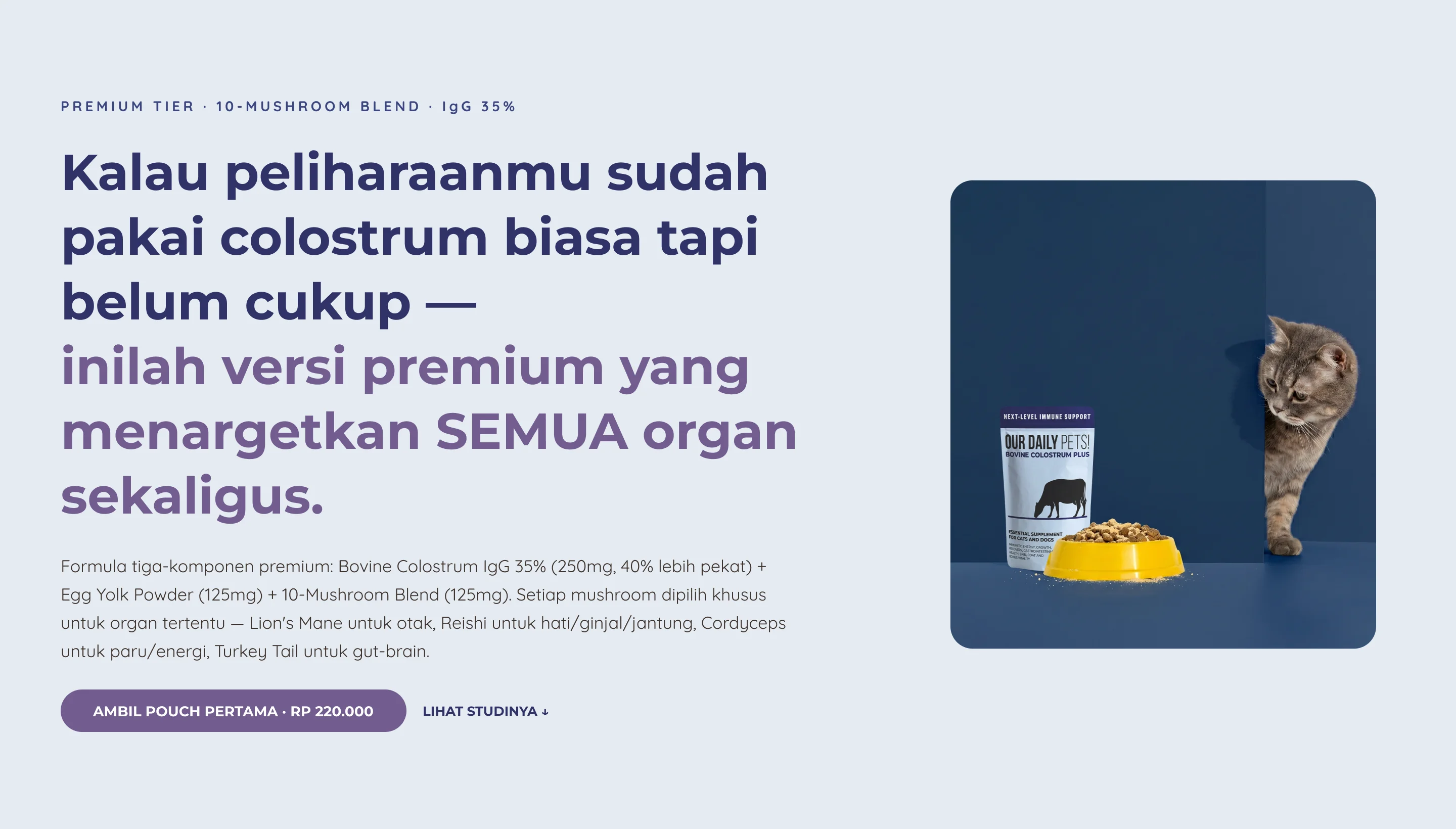 Colostrum Plus — 1. Hook