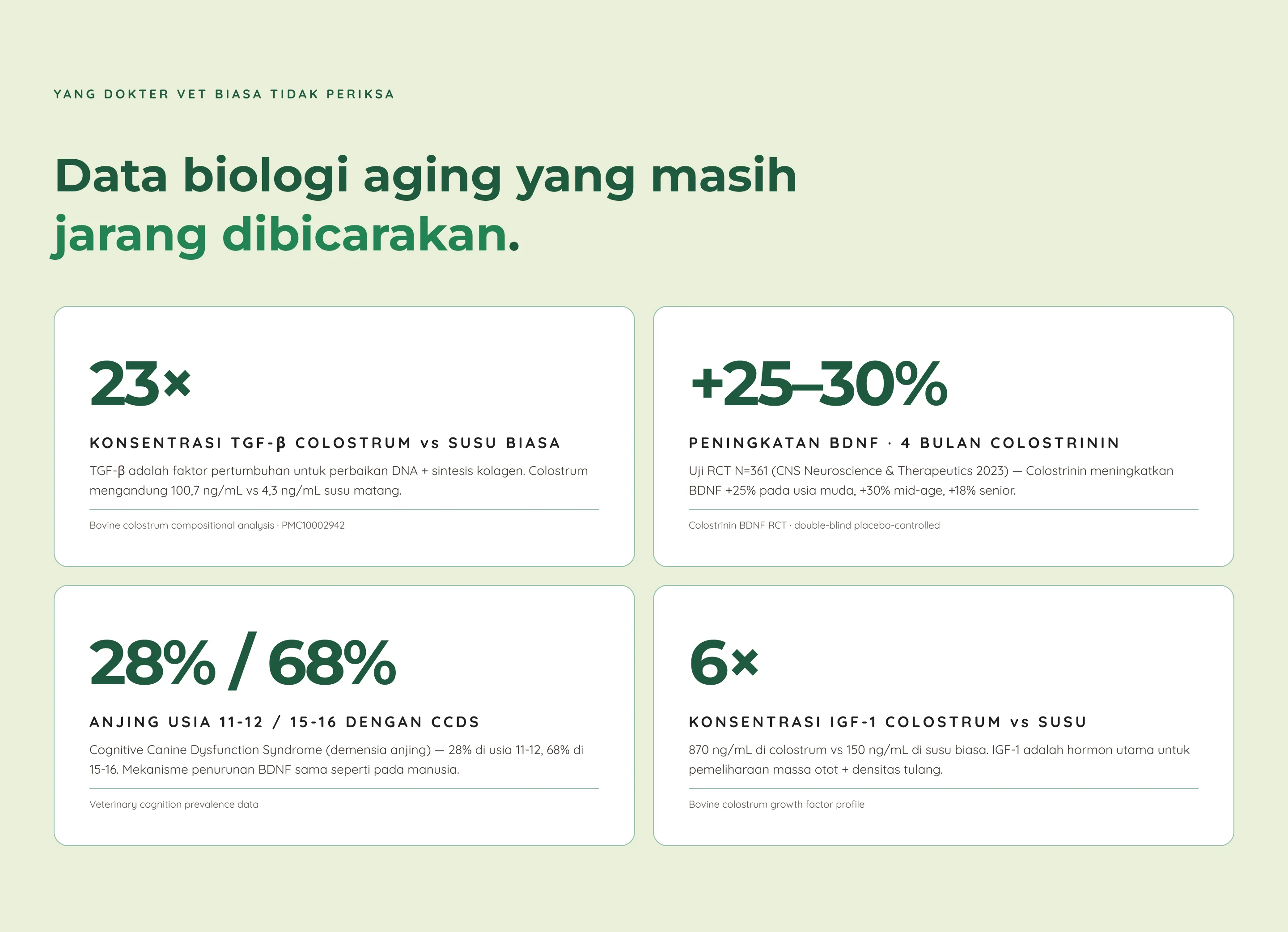 Colostrum — 3. Silent epidemic